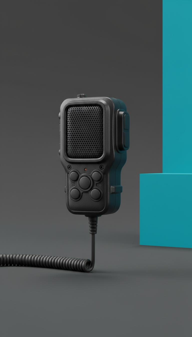 Remote Speaker Microphone With Clip